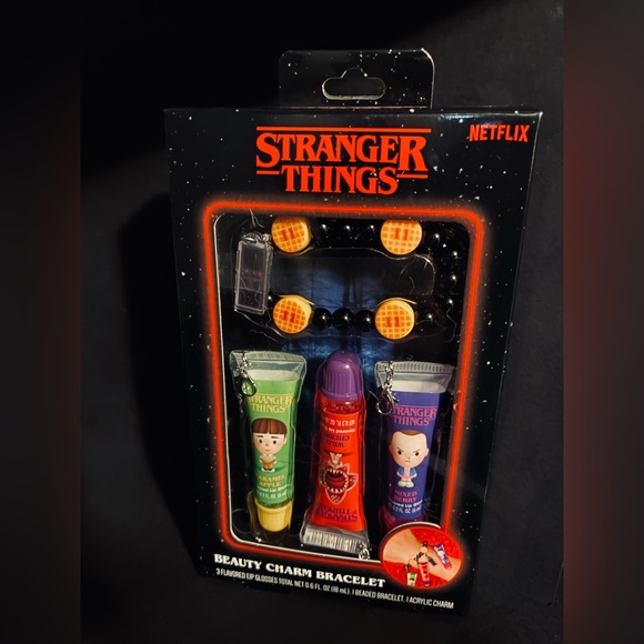 Netflix Other - Stranger Things LIMITED EDITION Lip Balm & Bracelet Bundle Pack! BRAND NEW!